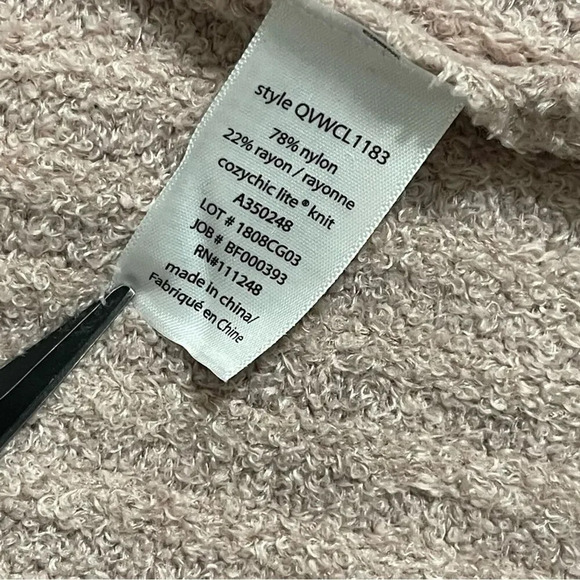 Barefoot Dreams Cozychic Lite Shrug Open Front Cardigan Size S/M Soft - Picture 7 of 8